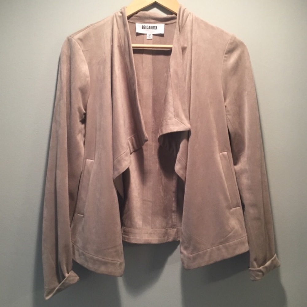 BB Dakota Tan Suede Jacket